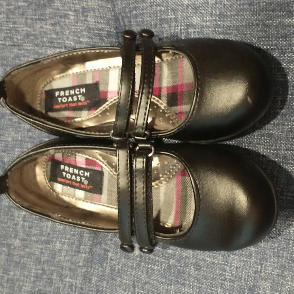 French toast black Mary Janes